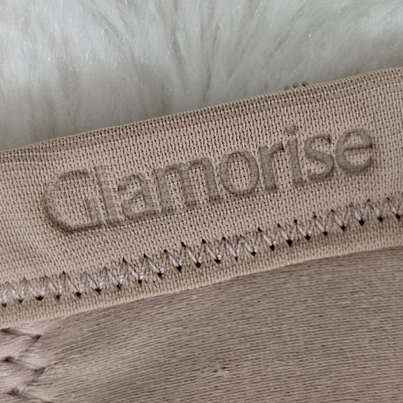 Glamorise Low Cut WonderWire Lace Bra | style 1240 | Cappuccino - Picture 13 of 13